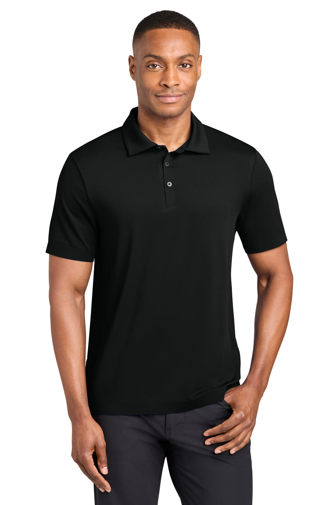 MiiR Alta Polo (Men's) — Pitch Black