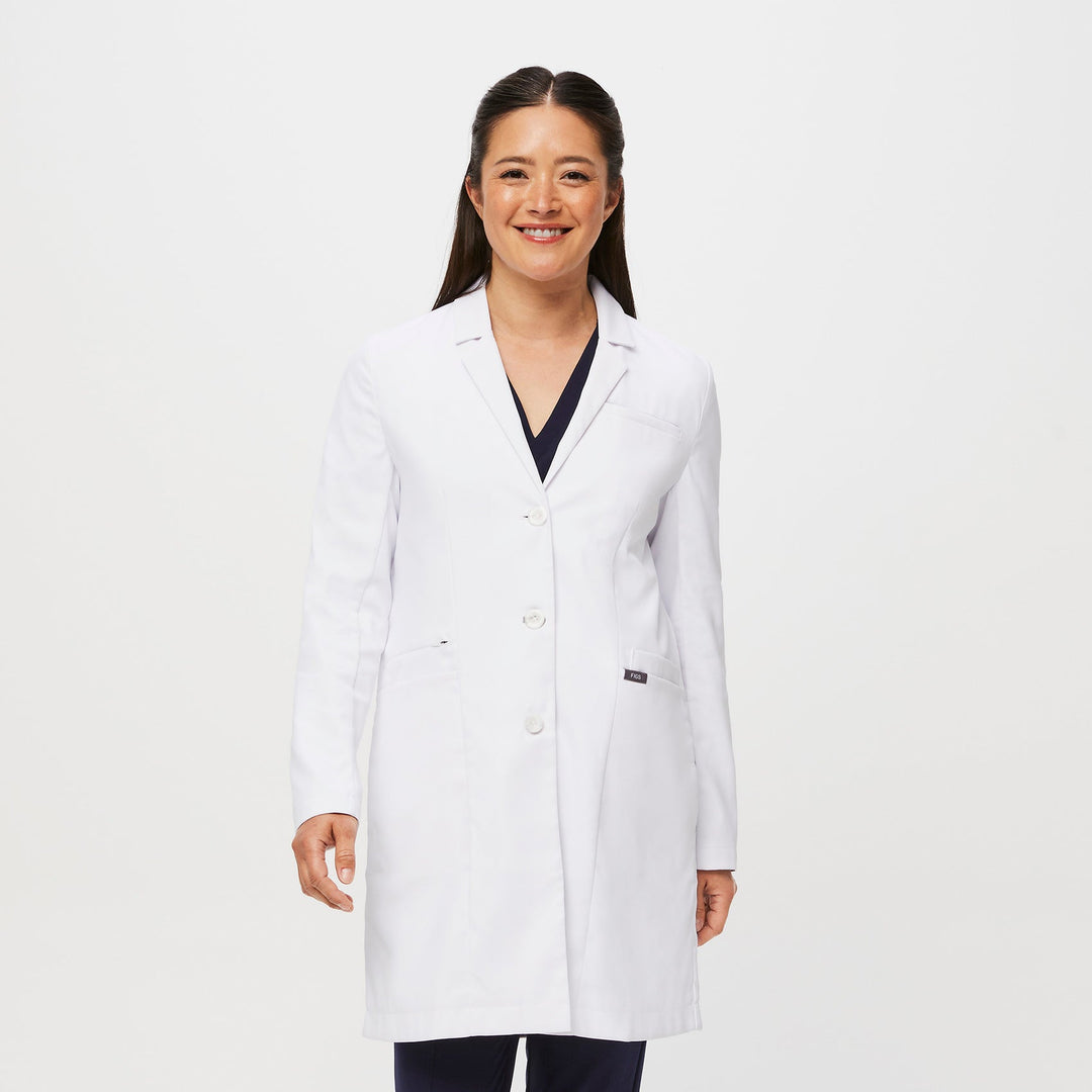 FIGS Bellevue Classic Long Lab Coat (Women's) — Doctor's Top